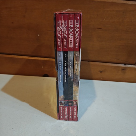 The Boxcar Children Box Set Books 9-12 Gertrude Chandler Warner Factory Sealed - Picture 3 of 3